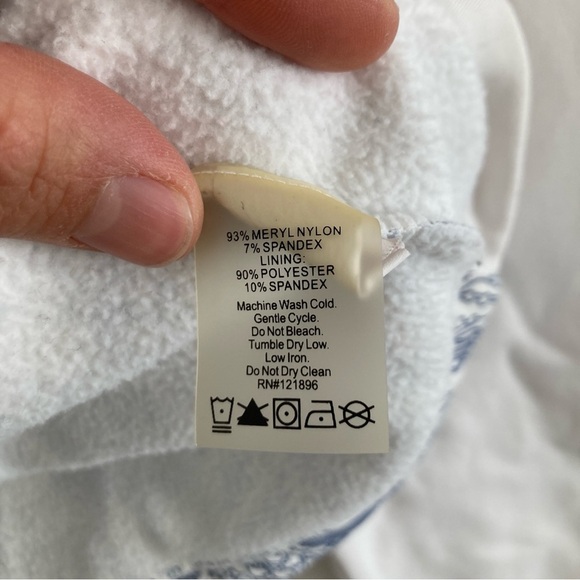 Title Nine 1/4 Zip Jacket Mock Neck Pullover Long Sleeve Workout Warmup Hiking M - Picture 10 of 12